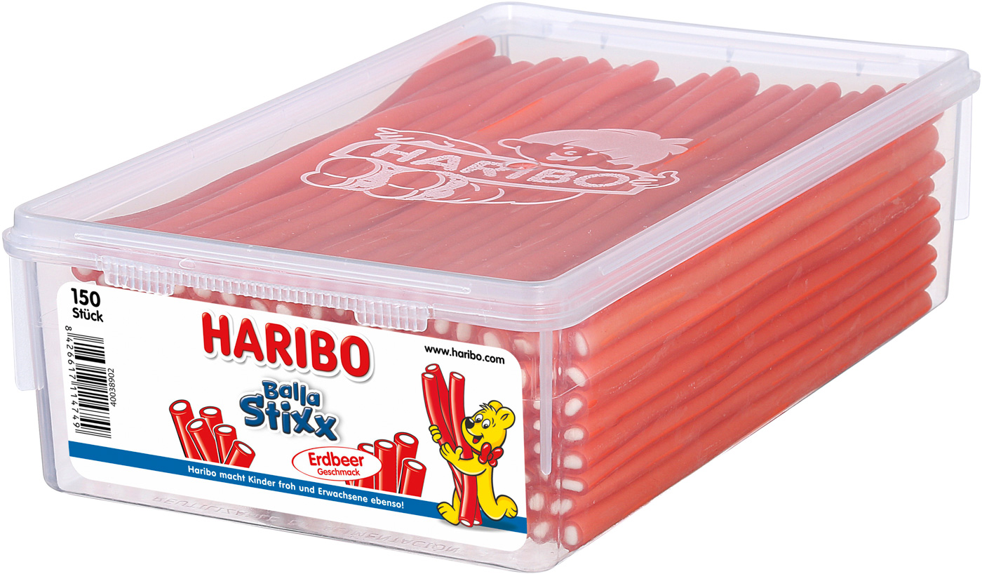 Haribo Balla Stixx Erdbeere 150 Stück