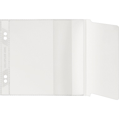 Veloflex CD/DVD Hülle 12,8 x 20,3 cm (B x H) Polypropylen transparent