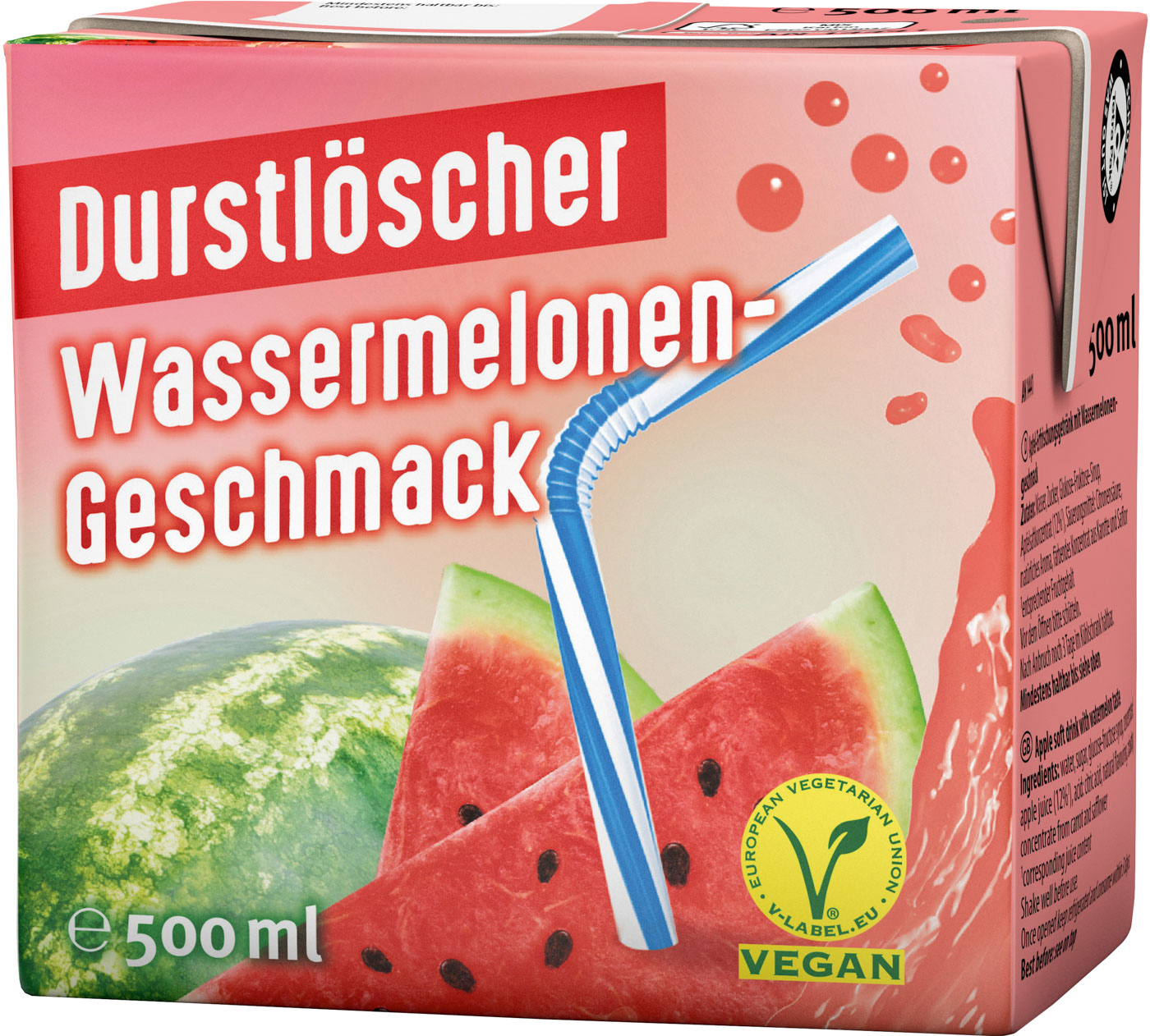 Durstlöscher Wassermelone 0,5L Tetrapack