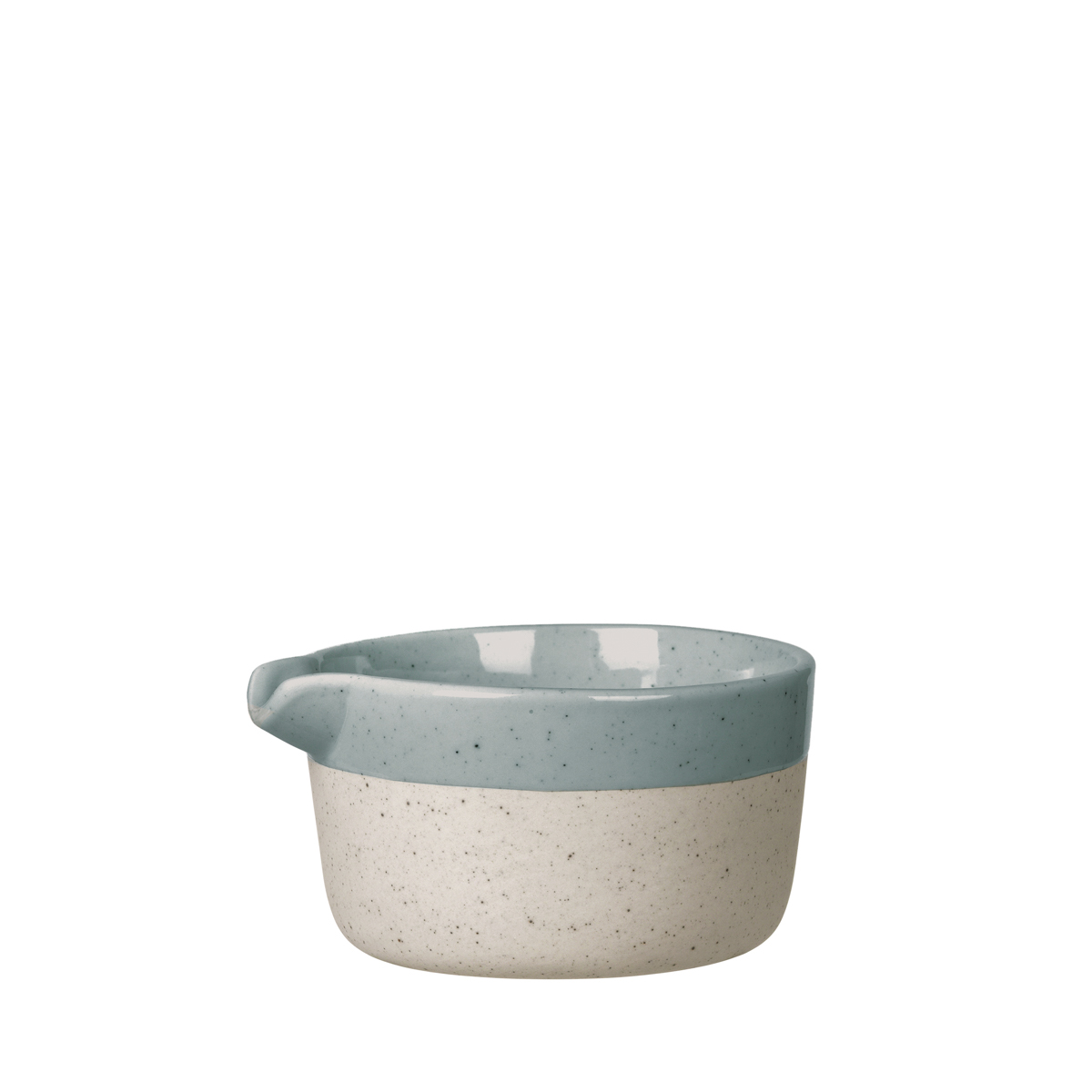 Milchkännchen -SABLO- Stone 150 ml, Ø 8,5 cm. Material: Keramik. Von Blomus.