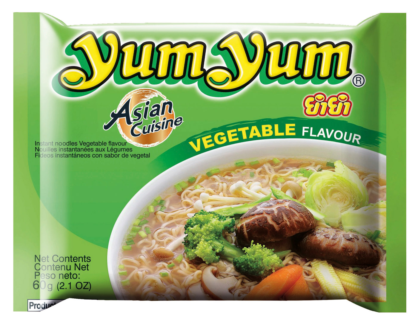Yum Yum Vegetarisch Flavour 60G Instnant Nudeln