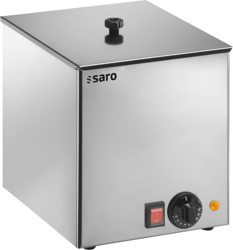 SARO Wurstwärmer Modell HD 100 Made in Europe - Material: Edelstahl - Inklusive Rost - Ein-/Ausschalter - Kontrolleuchte - Gewicht: 8 kg