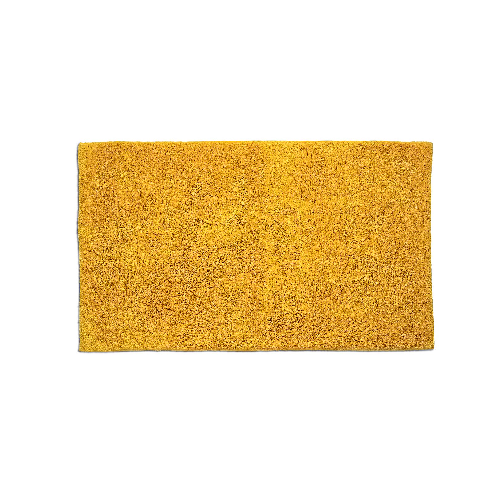 Badematte Ladessa Uni 100% Baumwolle gelb 100x60 cm