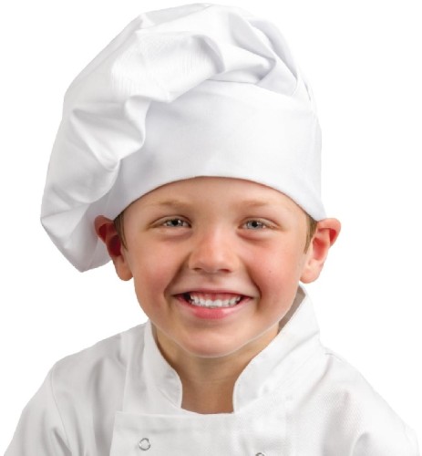 Whites Kinder Kochmütze weiß