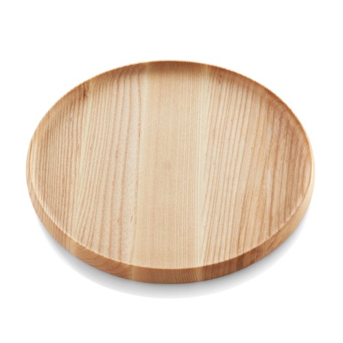 WMF Tablett Holz (Esche) rund Ø24cm | Maße: 24 x 24 x 2 cm