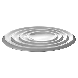 Zieher Platte/Teller PULSAR - Porzellan, weiß - D29,5cm