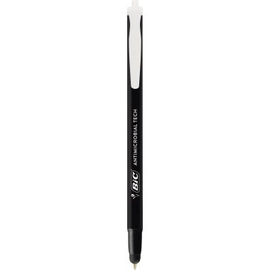BIC® Kugelschreiber ANTIMICROBIAL TECH Stylus 0,4mm schwarz dokumentenecht Farbe des Schaftes: schwarz