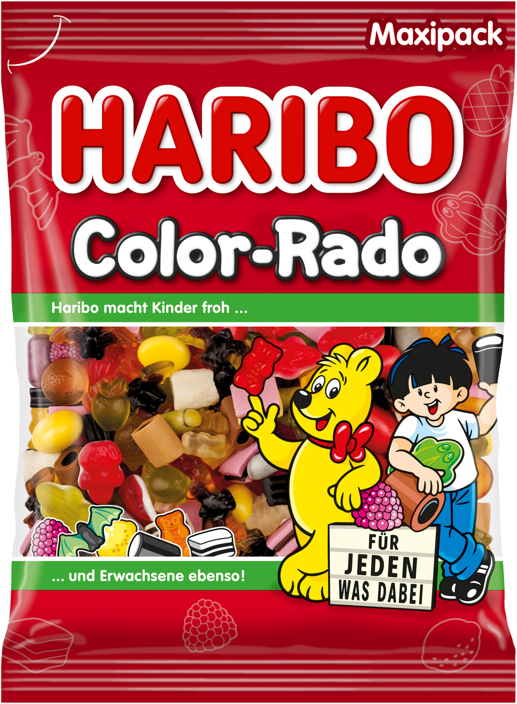 Haribo Color-Rado Motivbeutel Fruchtgummi 1KG