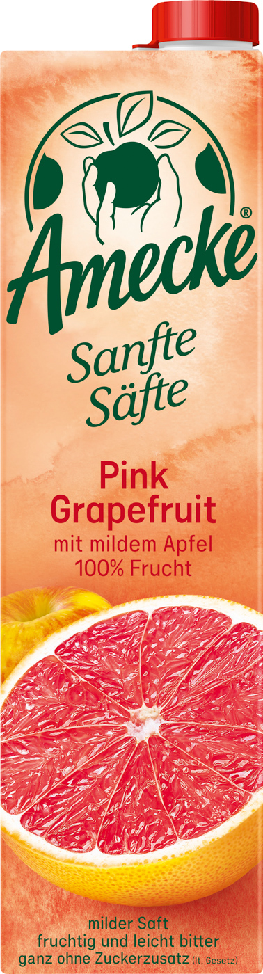 Amecke Sanfte Säfte Grapefruit 100% Frucht 1L Tetrapack