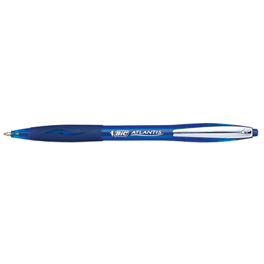 BIC® Kugelschreiber ATLANTIS Soft 0,4mm blau dokumentenecht Farbe des Schaftes: blau