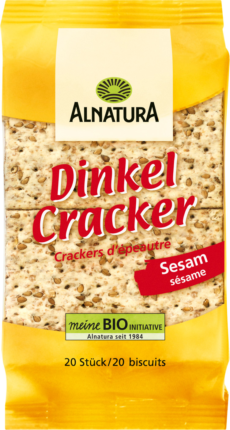 Alnatura Bio Dinkel Cracker Sesam 100G