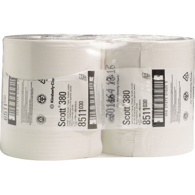 Scott® Toilettenpapier PERFORMANCE Maxi Jumbo 2-lagig Tissue weiß 6 Rl./Pack.