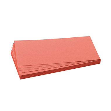 Franken Moderationskarte 20,5 x 9,5 cm (B x H) 130g/m Altpapier, 100  recycelt rot 500 St./Pack.