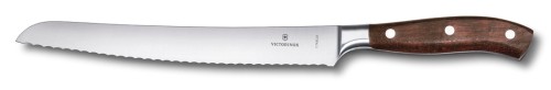 Victorinox Brotmesser geschmiedet, Palisander, Wellenschliff, 23cm, Geschenkschachtel