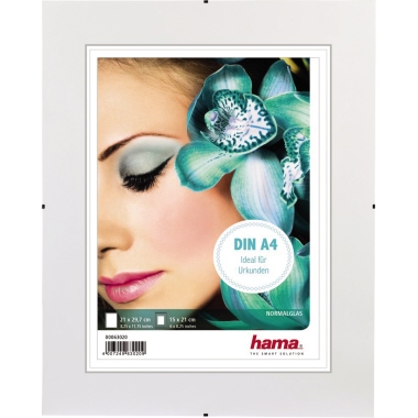 Hama Bilderrahmen Clip-Fix 21 x 29,7 cm (B x H) 15 x 21 cm (B x H) Reflexglas transparent