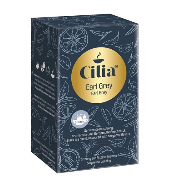 Cilia Earl Grey Tee Inhalt: 20 Teebeutel à 1,75g.