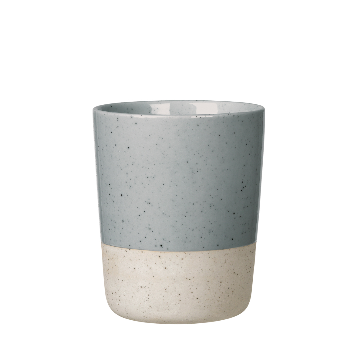 Set 2 Thermobecher -SABLO- Stone 260 ml, Ø 8,5 cm. Material: Keramik. Von Blomus.