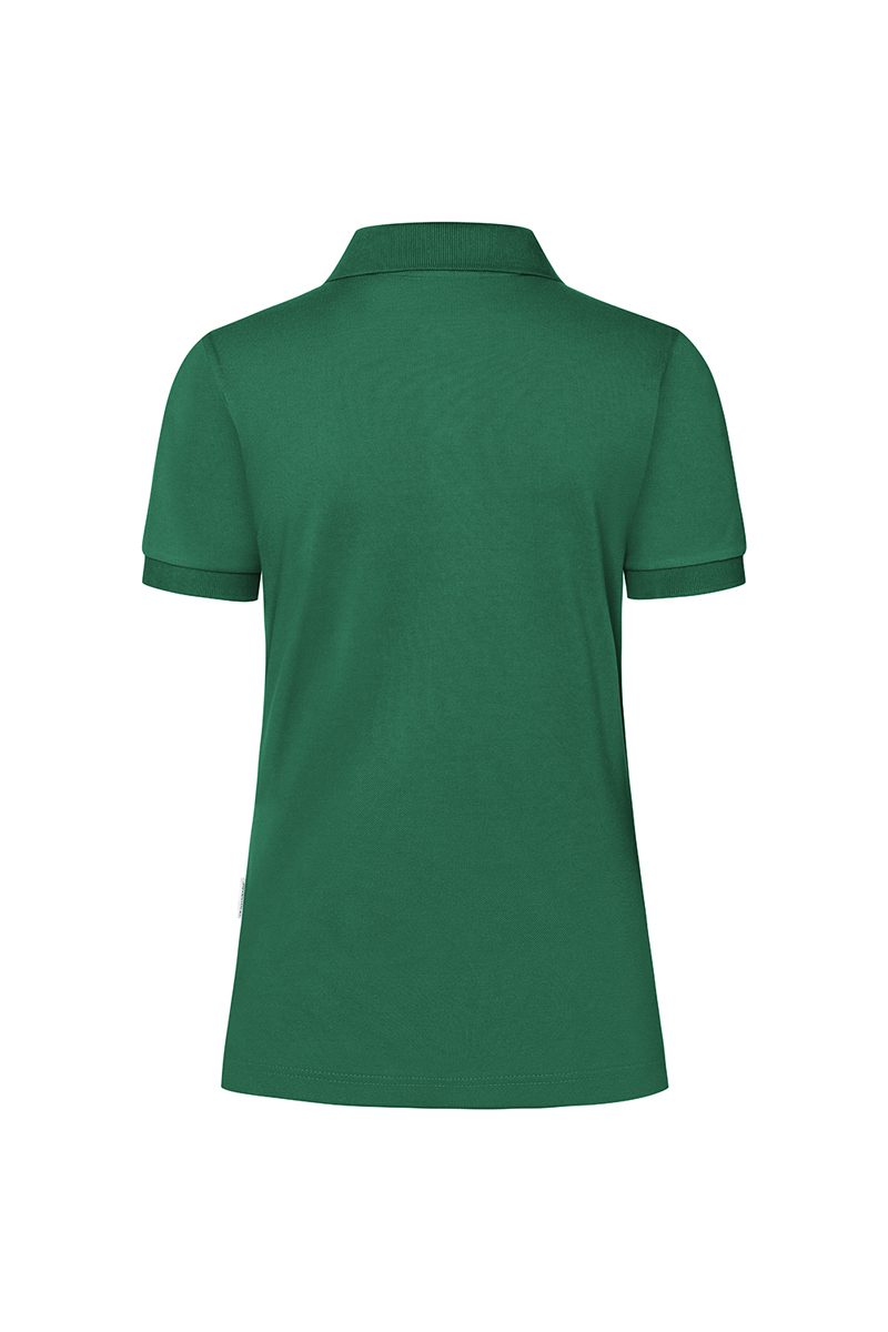 Damen Workwear Poloshirt Modern-Flair, aus nachhaltigem Material , GR. 3XL , Farbe: waldgrün , von Karlowsky
