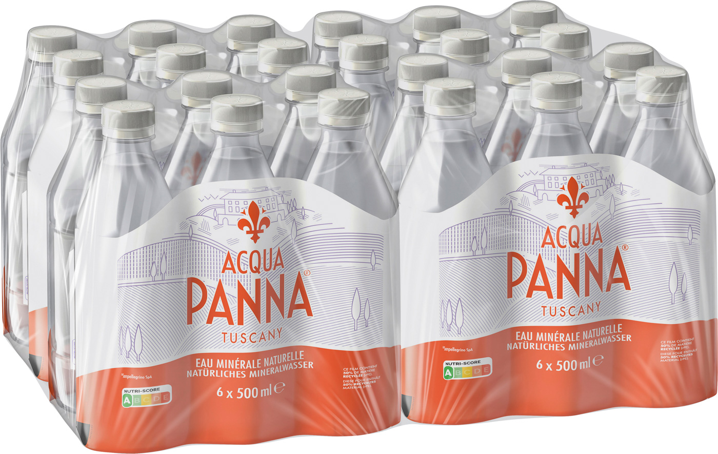 Acqua Panna Mineralwasser still PET 0,5L Mehrwegartikel (inkl. Pfand)