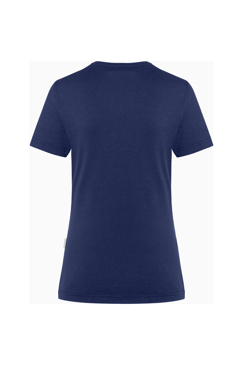 Damen Workwear T-Shirt Casual-Flair, aus nachhaltigem Material , GR. S , Farbe: marine , von Karlowsky