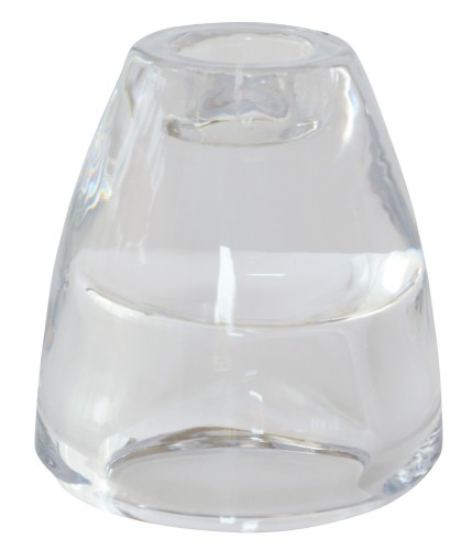 DUNI Kerzenhalter Glas 2 in 1, 68x73mm klar 6 Stück