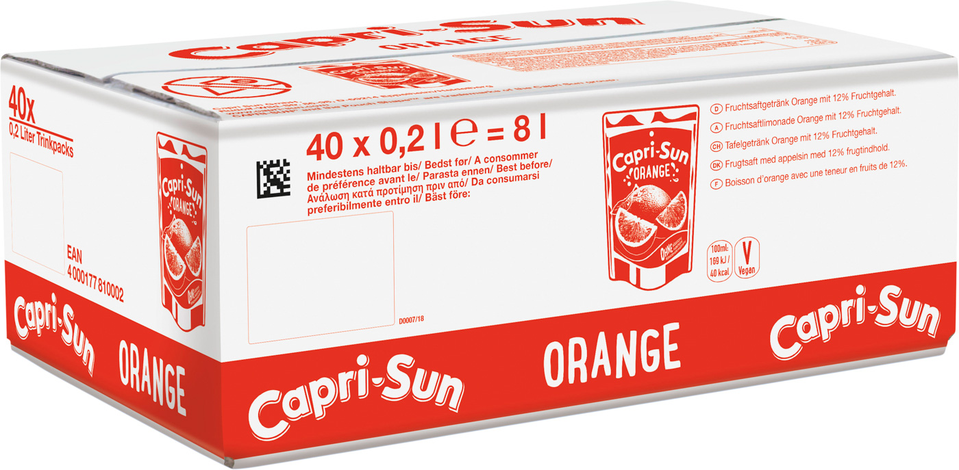 Capri Sun Orange Erfrischungsgetränk 200ML