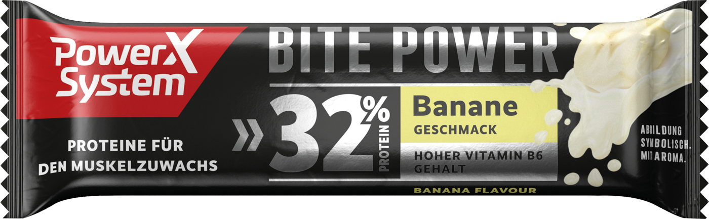 Power System High Protein Bar Banane Riegel 35G