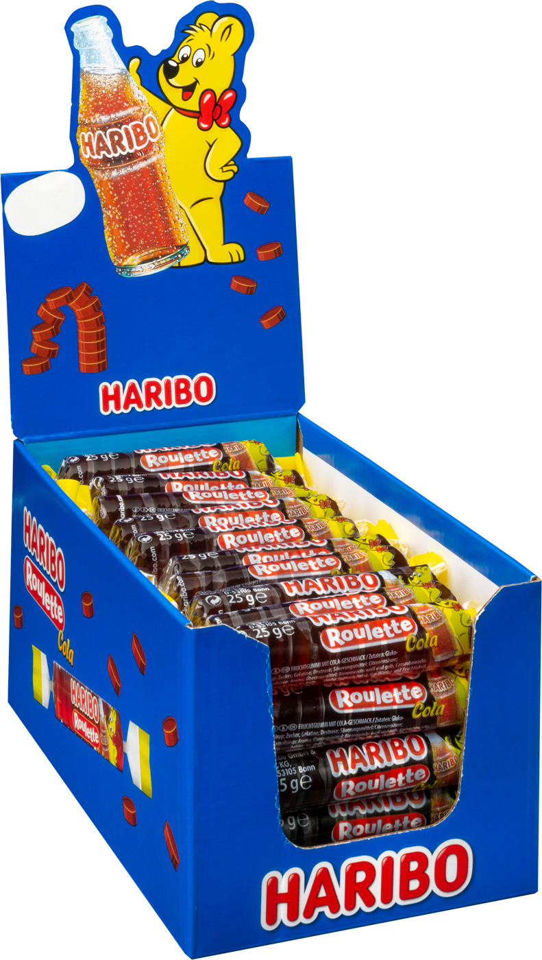 Haribo Roulette Cola Fruchtgummi 25G