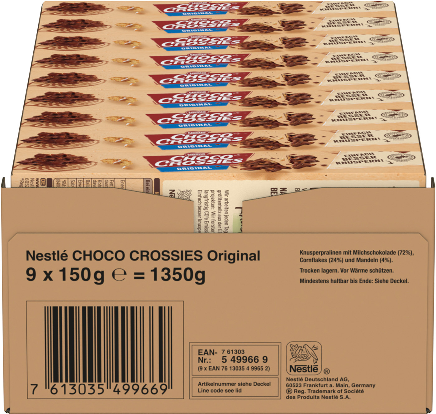 Nestle Choco Crossies Classic 150G