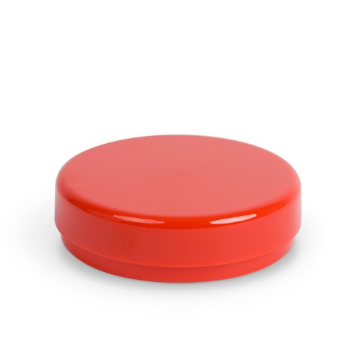 PP-Ersatzdeckel für Kanne 0,6l, rot, Höhe: 2,4 cm Ø: 8 cm