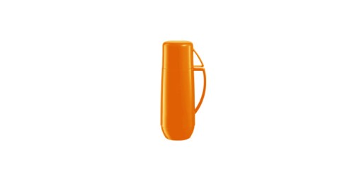 Isolierflasche mit Tasse FAMILY COLORI 0,15 l, orange