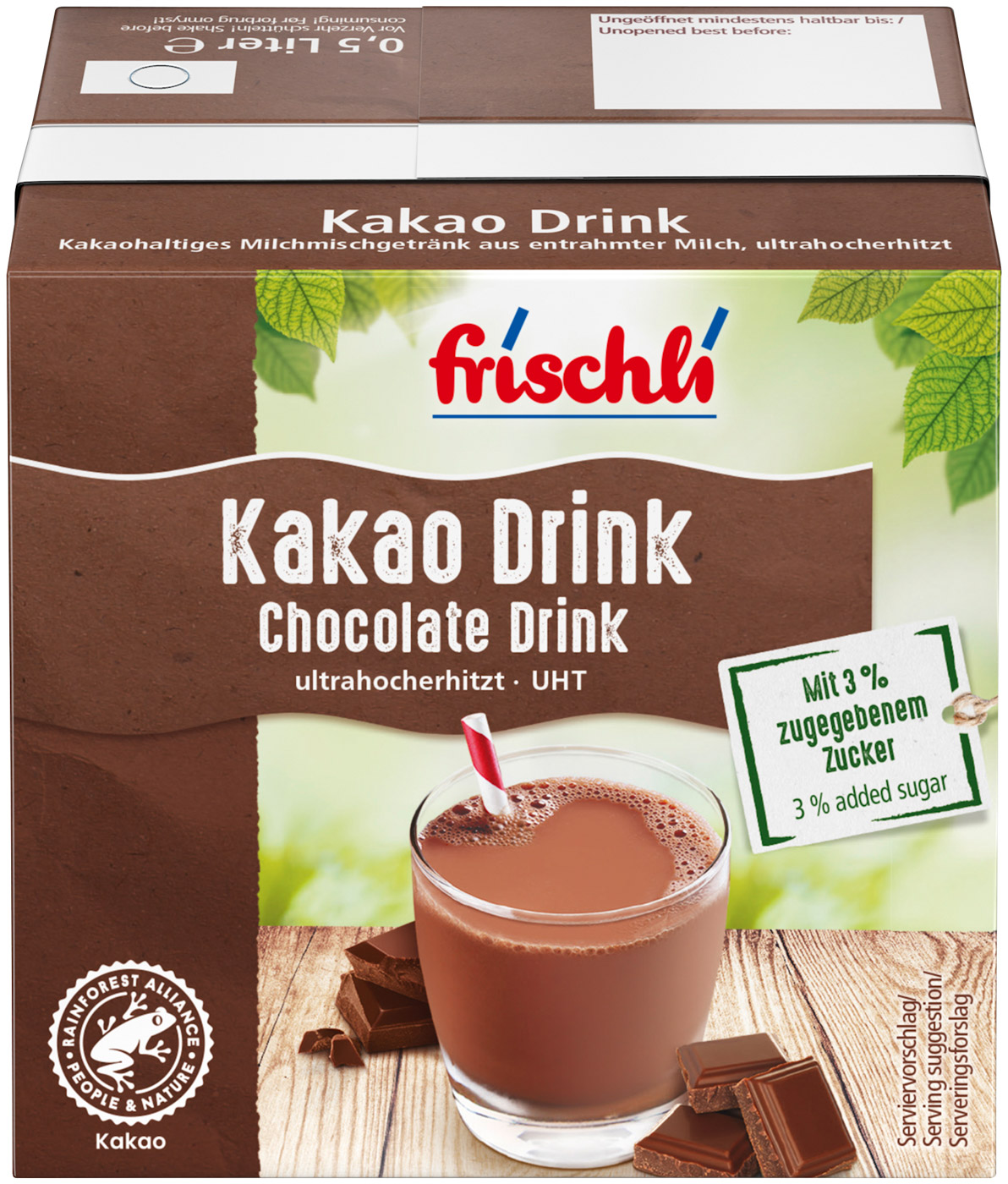 Frischli Kakaotrunk 0,5L Tetrapack