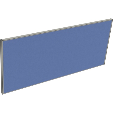 Tischtrennwand System 41 Schallabsorberklasse: C 1.800 x 800 x 41 mm (B x H x T) Lucia Stoff blau, Verwendung für