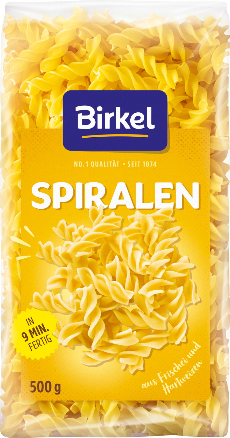 Birkel Nudeln No 1 Spiralen 500G