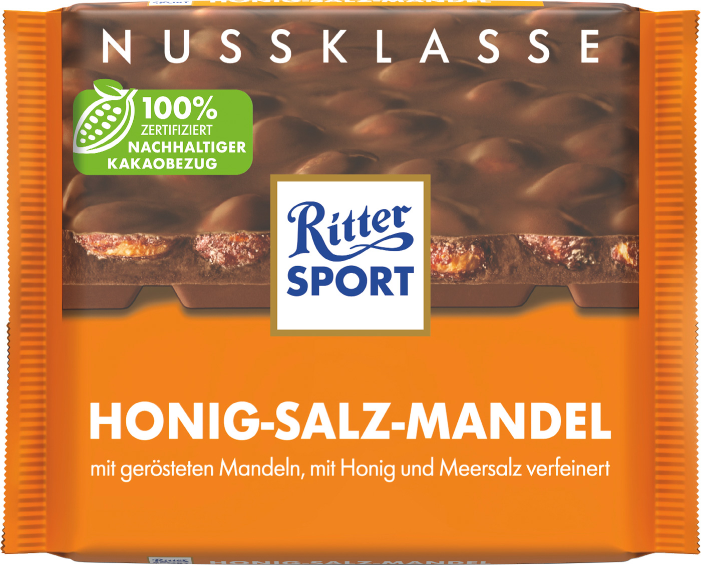 Ritter Sport Schokolade Honig Salz Mandel Nuss-Klasse 100G