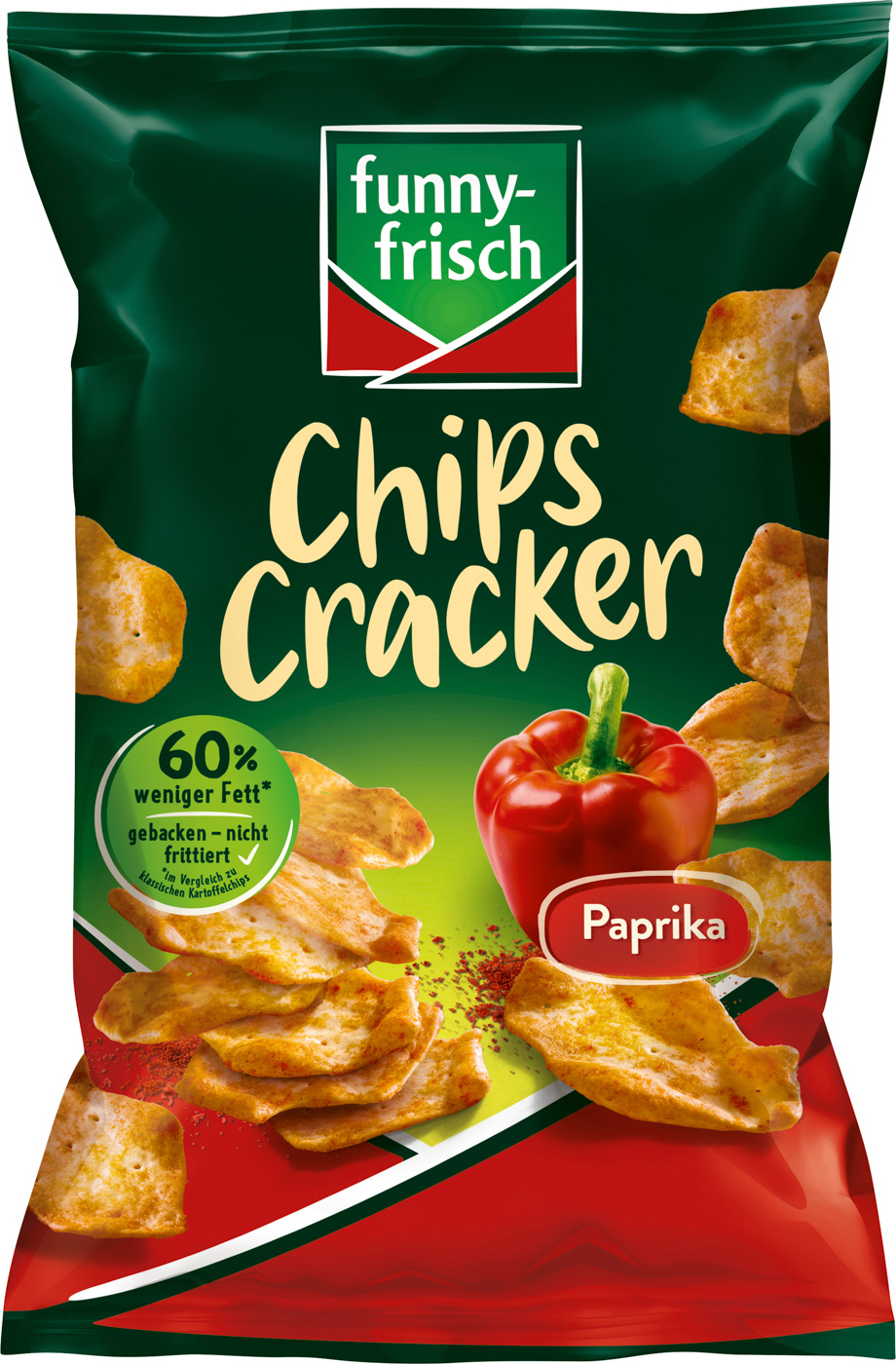 Funny-Frisch Chips Cracker Paprika 90G