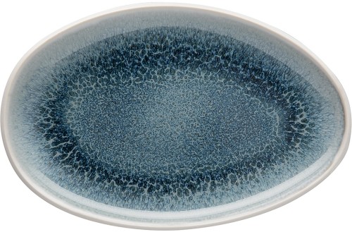 Junto Aquamarine (türkis) von Rosenthal, Platte 25 cm, aus Steinzeug - spülmaschinengeeignet