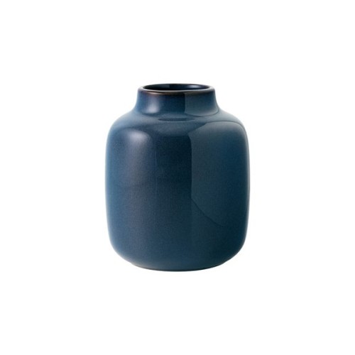 Villeroy & Boch Lave Home Vase Nek bleu uni klein, Inhalt: 1,23 l, Durchmesser: 12,7 cm