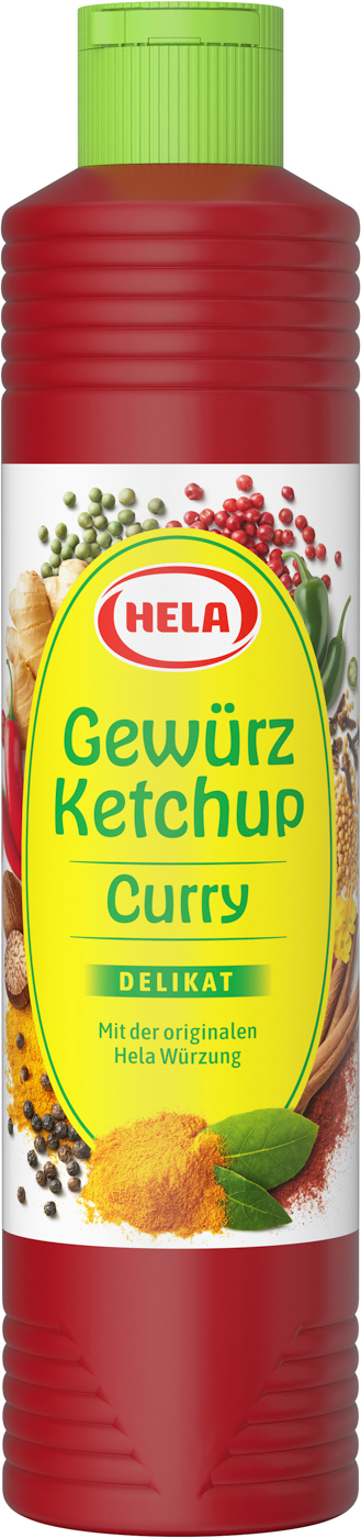 Hela Curry Ketchup delikatess Einzelstück 800ML