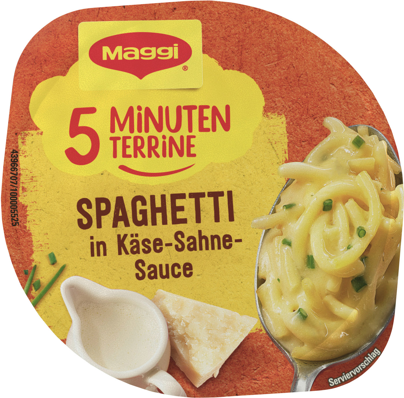 Maggi 5 Min Terrine Spaghetti Käse-Sahne-Sauce 62G