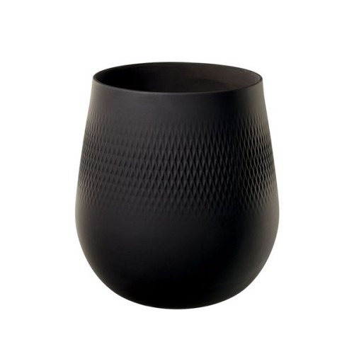 Villeroy & Boch Manufacture Collier noir Vase Carré groß, Inhalt: 5,4 l
