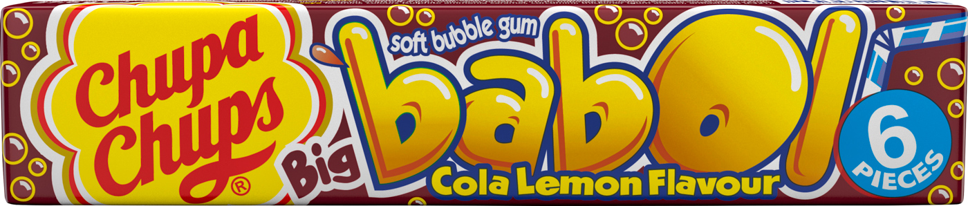 Chupa Chups Big Babol Bubble Gum Cola Lemon 1 Stück