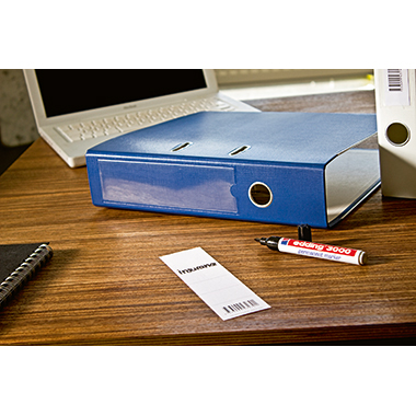 edding Permanentmarker 3000 1,5-3mm hellblau, Strichstärke: 1,5-3 mm, Rundspitze, Spitze austauschbar, Bezeichnung der