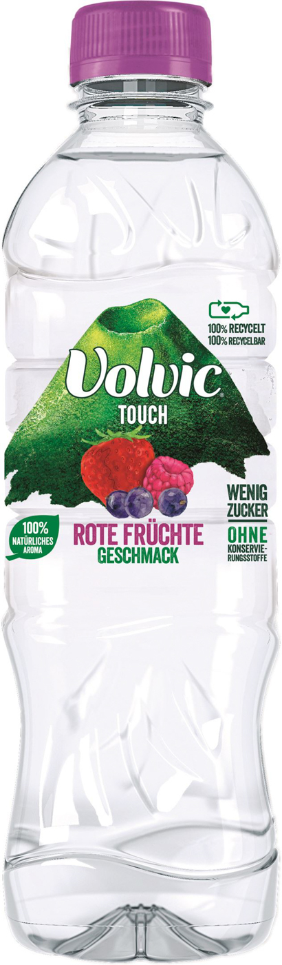 Volvic Touch Rote Früchte 0,75L Flasche Mehrwegartikel (inkl. Pfand)