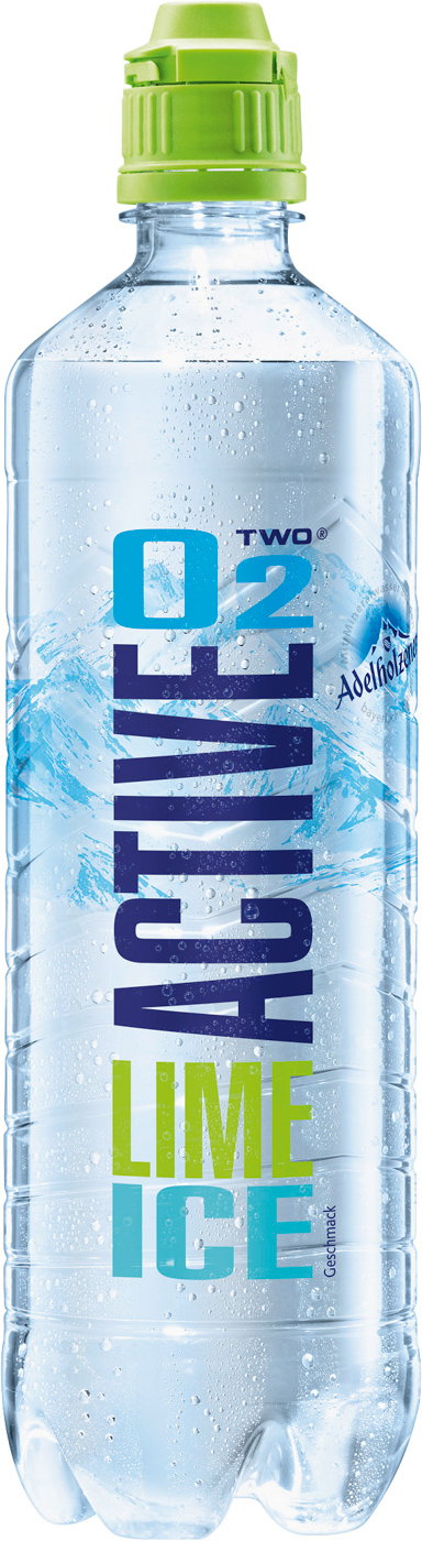 Adelholzener Active O2 Lime Ice 0,75L Flasche Mehrwegartikel (inkl. Pfand)
