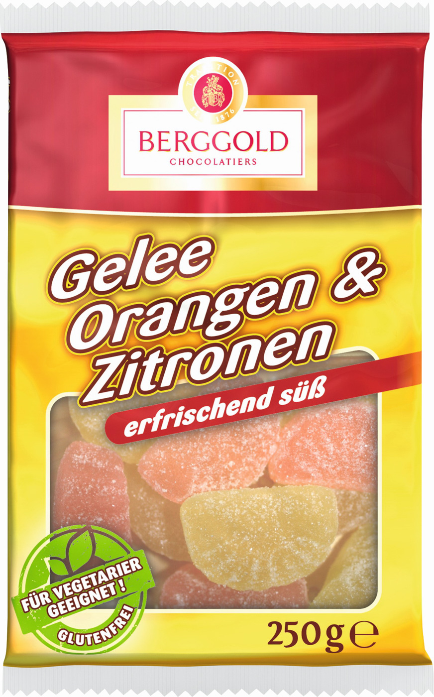Berggold Gelee Orangen und Zitronen 250G