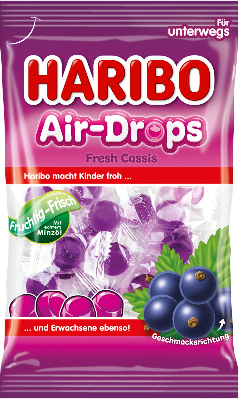 Haribo Air-Drops Fresh Cassis 100G