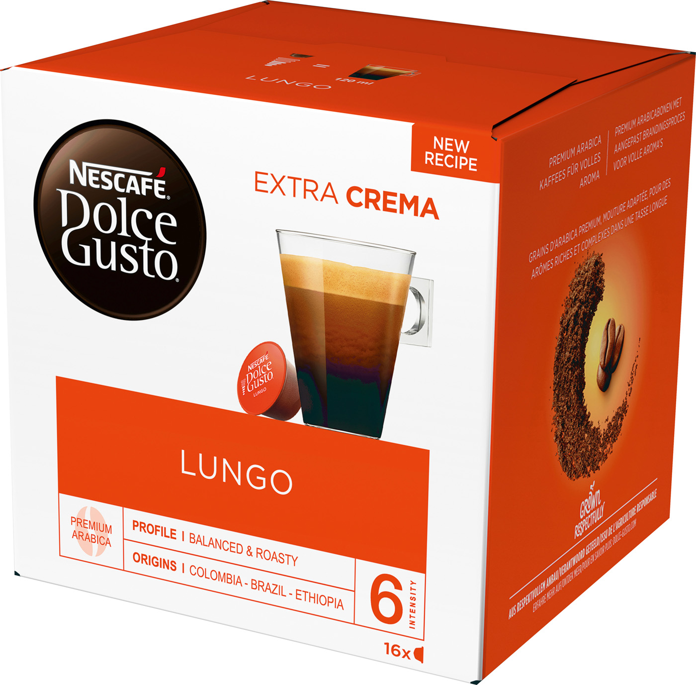 Nescafe Dolce Gusto Caffe Lungo Kaffee Kapseln 104G