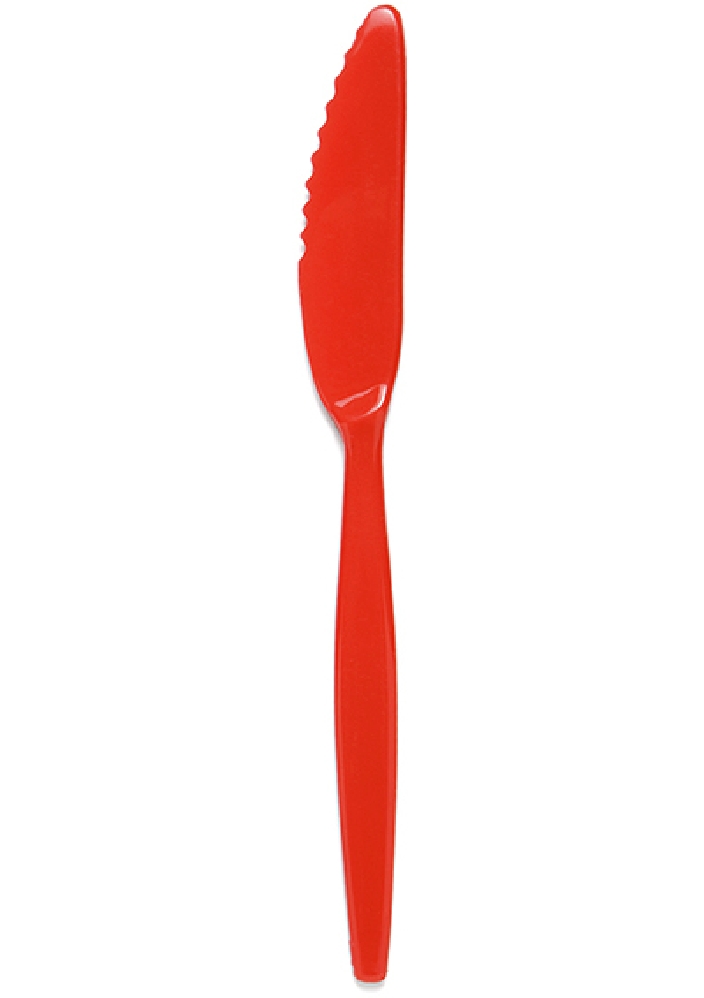 Roltex Messer groß, Farbe: rot, PC Safe, unzerbrechbar