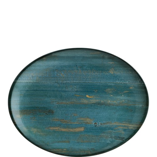 Madera Mint Moove Platte oval 31x24 cm, aus Porzellan